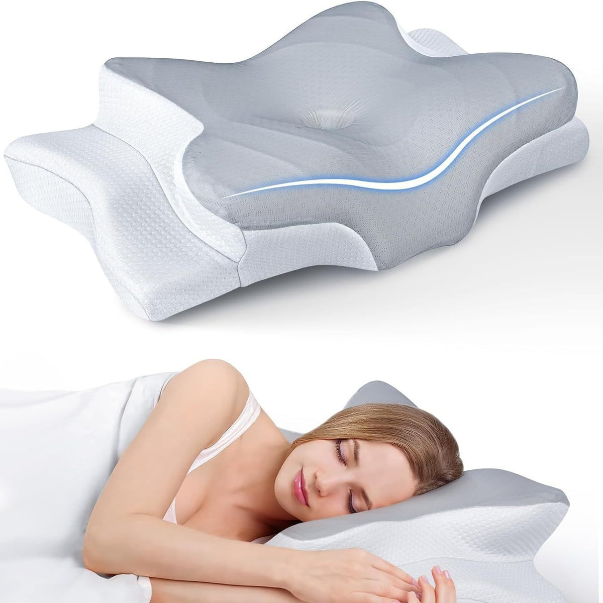 Ergonomic Butterfly Neck Support Pillow